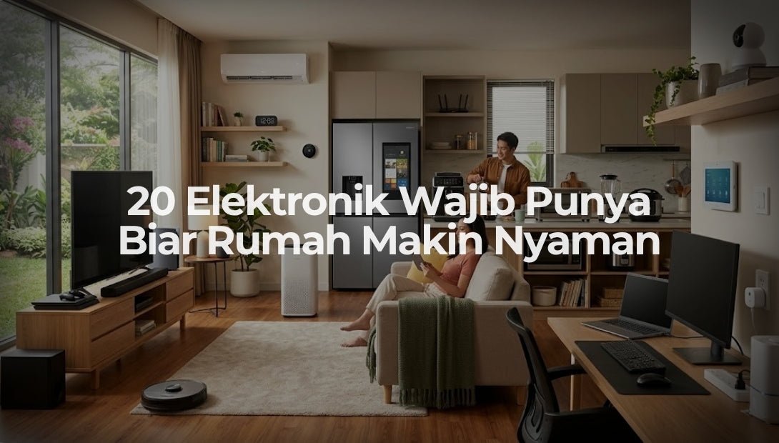 20 Elektronik Wajib Punya Biar Rumah Makin Nyaman - OSCARLIVING