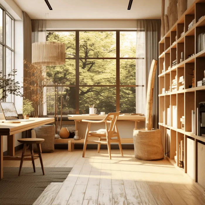 5 Inspirasi Desain Kantor Gaya Japandi yang Bikin Betah Kerja Seharian - OSCARLIVING