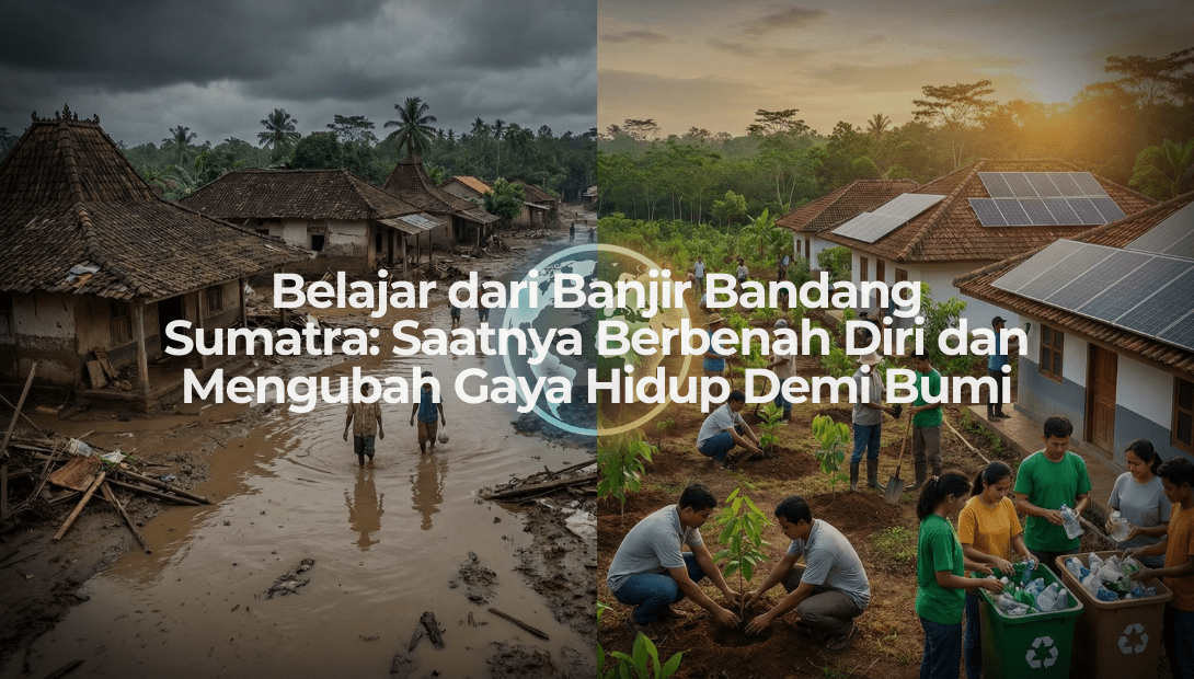 Belajar dari Banjir Bandang Sumatra: Saatnya Berbenah Diri dan Mengubah Gaya Hidup Demi Bumi - OSCARLIVING