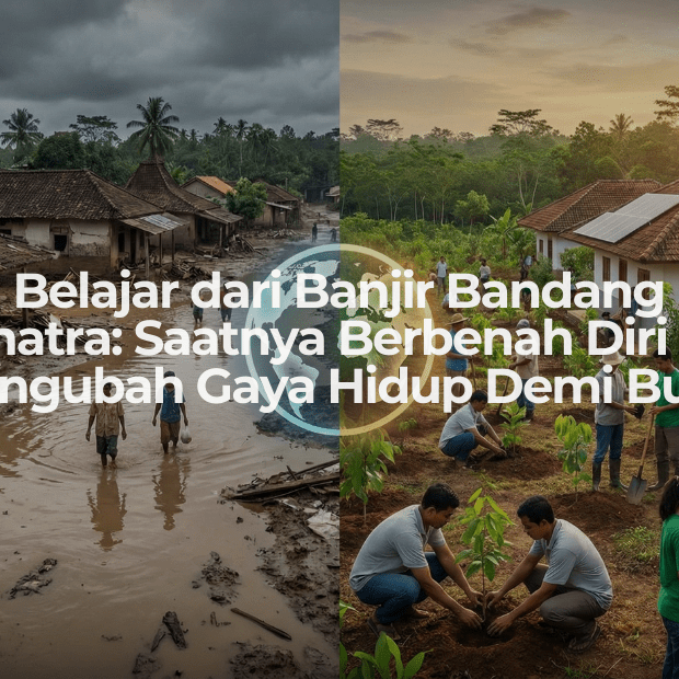 Belajar dari Banjir Bandang Sumatra: Saatnya Berbenah Diri dan Mengubah Gaya Hidup Demi Bumi - OSCARLIVING