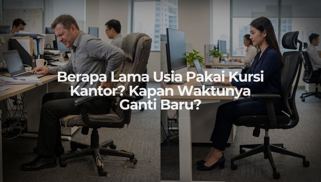 Berapa Lama Usia Pakai Kursi Kantor? Kapan Waktunya Ganti Baru? - OSCARLIVING