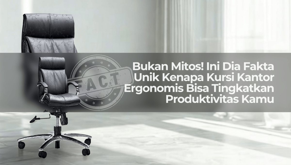 Bukan Mitos! Ini Dia Fakta Unik Kenapa Kursi Kantor Ergonomis Bisa Tingkatkan Produktivitas Kamu - OSCARLIVING