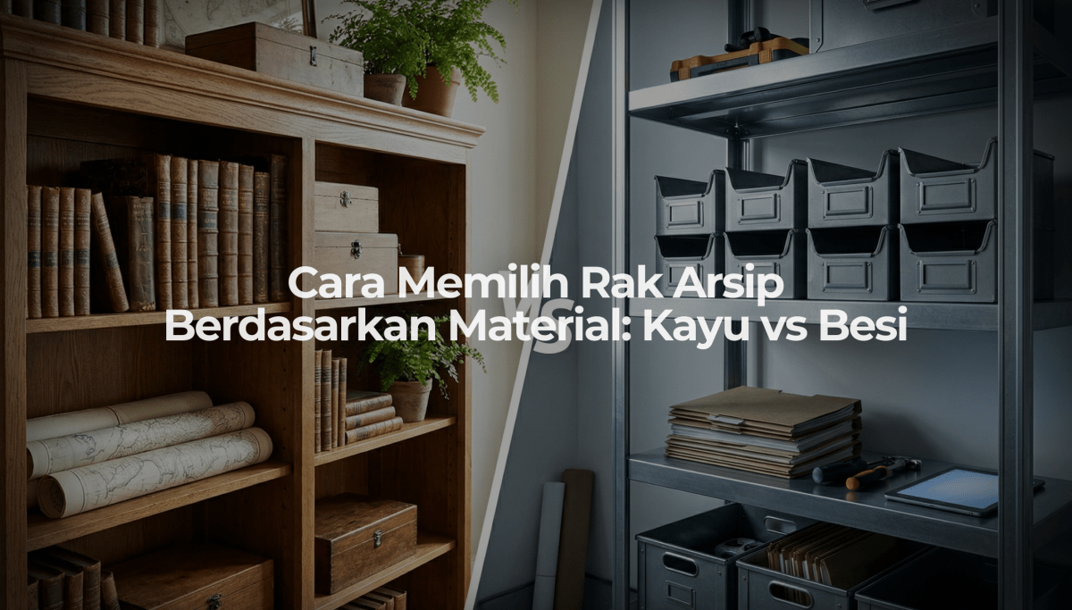 Cara Memilih Rak Arsip Berdasarkan Material: Kayu vs Besi - OSCARLIVING