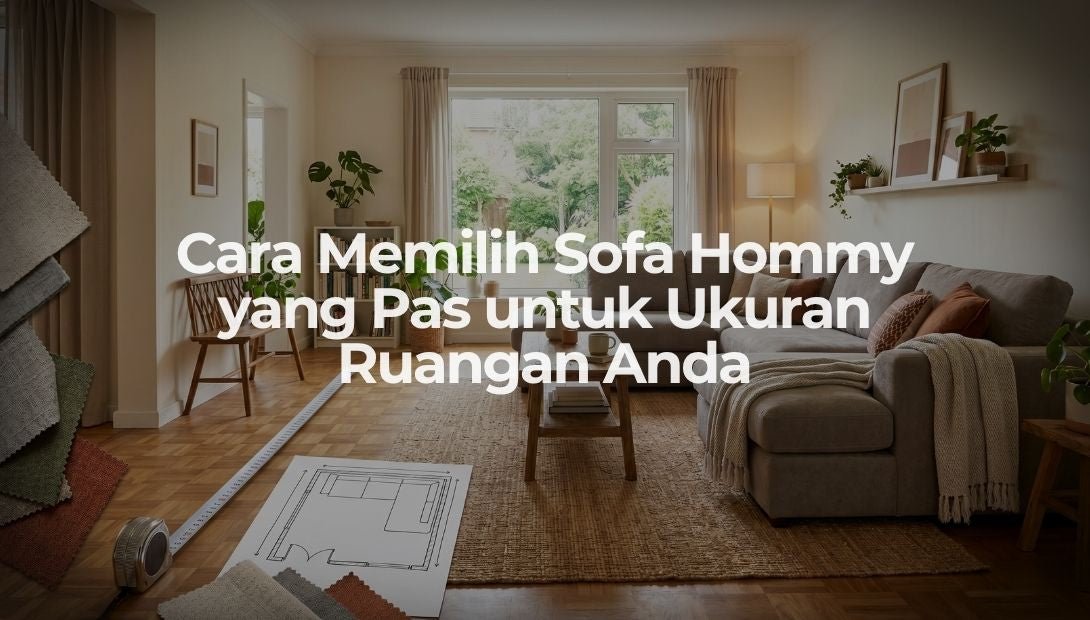 Cara Memilih Sofa Hommy yang Pas untuk Ukuran Ruangan Anda - OSCARLIVING