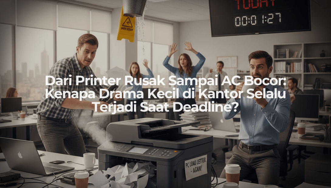 Dari Printer Rusak Sampai AC Bocor: Kenapa Drama Kecil di Kantor Selalu Terjadi Saat Deadline? - OSCARLIVING