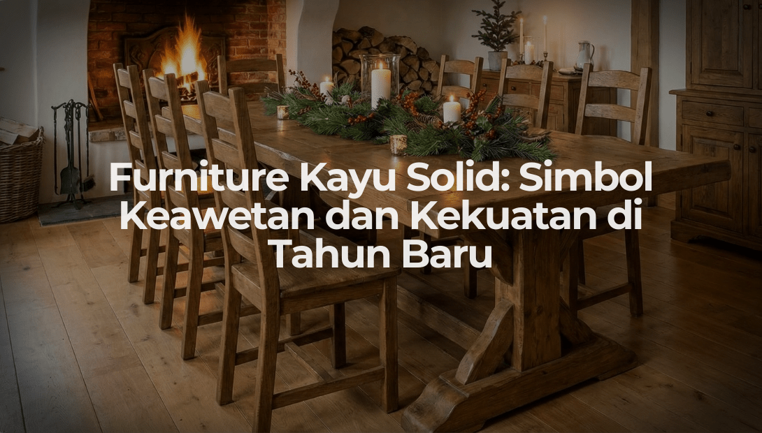Furniture Kayu Solid: Simbol Keawetan dan Kekuatan di Tahun Baru Imlek - OSCARLIVING
