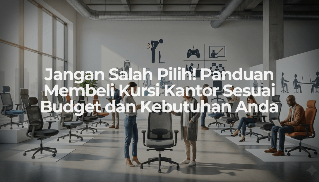 Jangan Salah Pilih! Panduan Membeli Kursi Kantor Sesuai Budget dan Kebutuhan Anda - OSCARLIVING