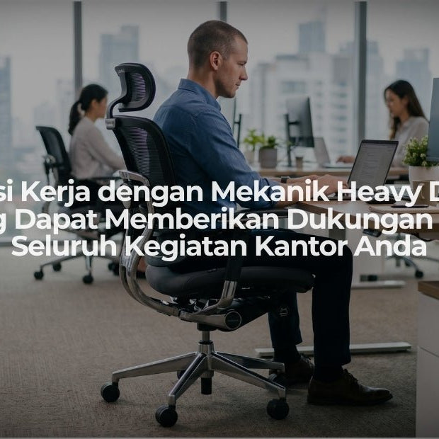 Kursi Kerja Subaru - Kursi Kerja dengan Mekanik Heavy Duty yang Dapat Memberikan Dukungan bagi Seluruh Kegiatan Kantor Anda - OSCARLIVING