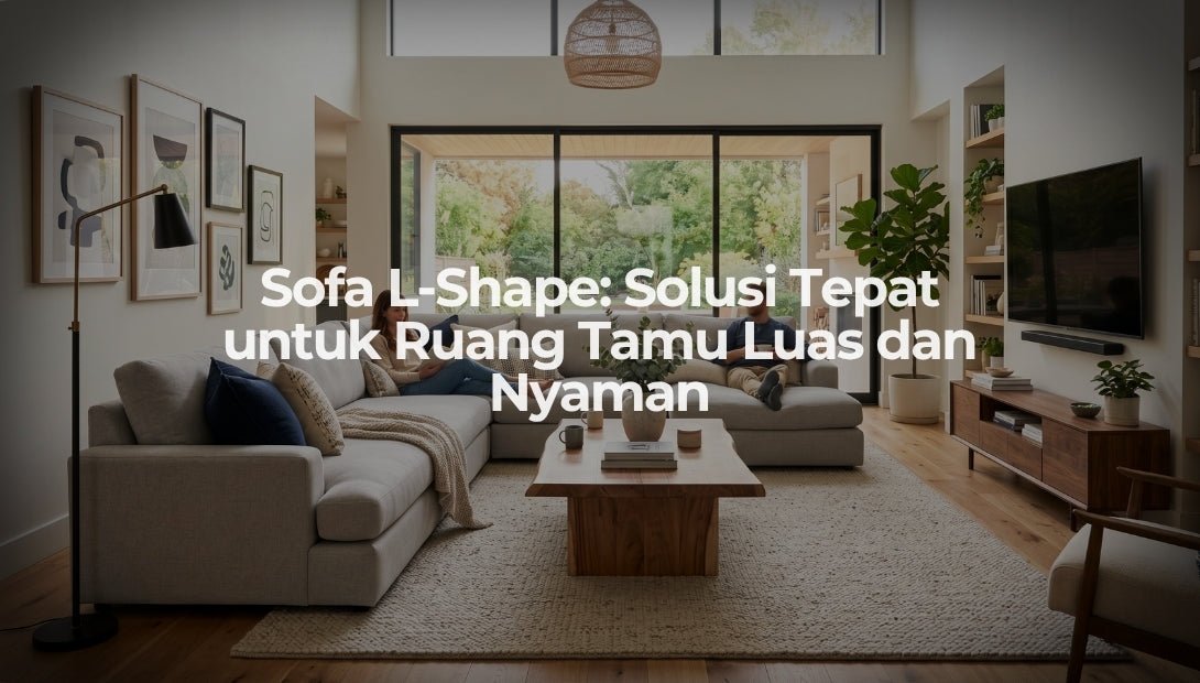 Sofa L-Shape: Solusi Tepat untuk Ruang Tamu Luas dan Nyaman - OSCARLIVING