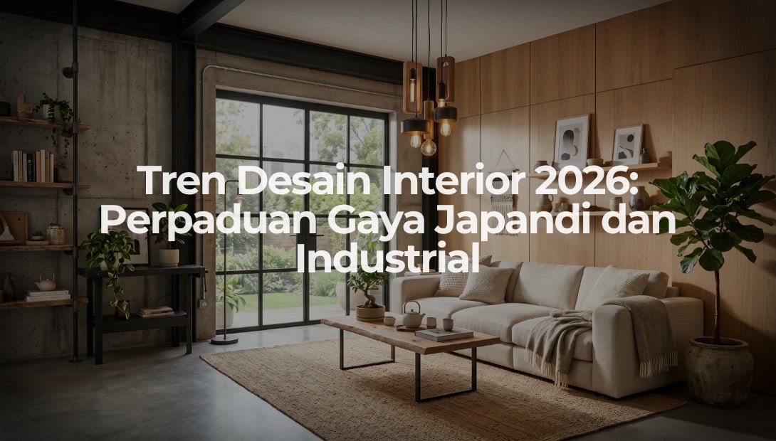 Tren Desain Interior 2026: Perpaduan Gaya Japandi dan Industrial - OSCARLIVING