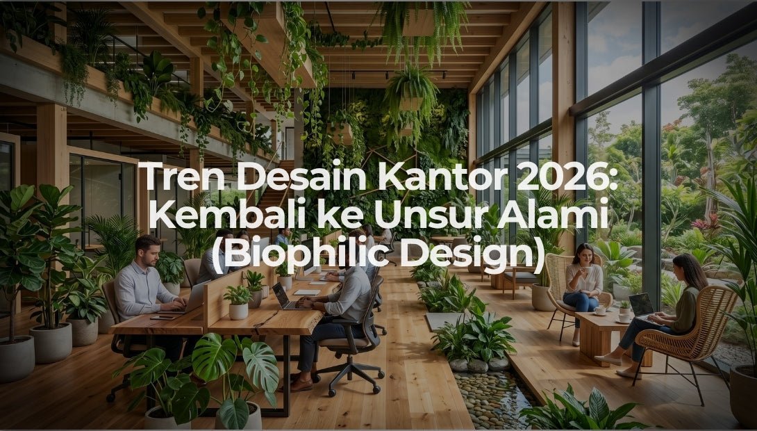 Tren Desain Kantor 2026: Kembali ke Unsur Alami (Biophilic Design) - OSCARLIVING