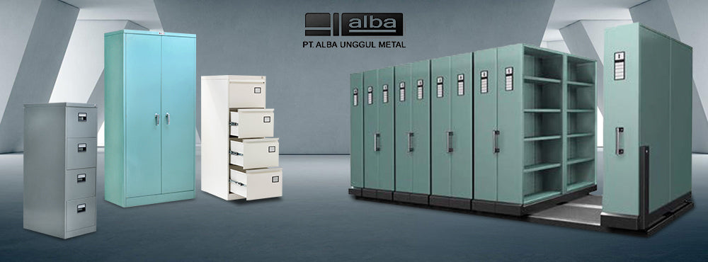 OSCAR LIVING Distributor Lemari arsip alba