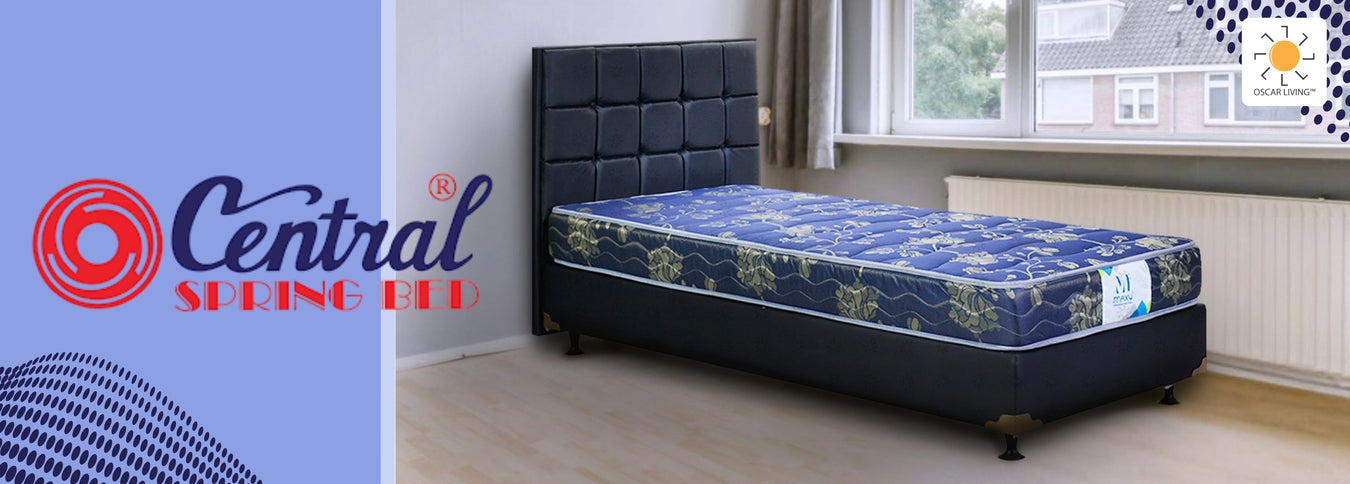 Kasur Central Spring Bed dirancang ahli untuk menggabungkan teknologi terdepan dapatkan produk original hanya di Oscar Living