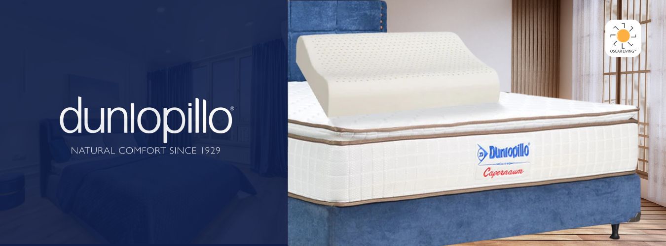 Kasur Latex Dunlopillo merek Inggris dengan Kualitas dunia.