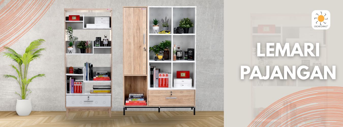 Temukan berbagai produk lemari pajangan di oscar living