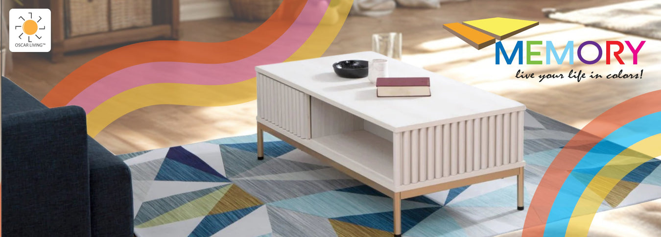 Sofabed, stool, rak gantung, rak buku