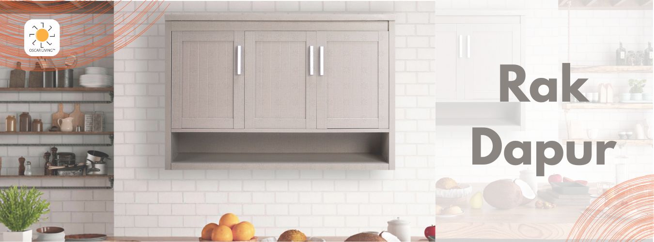 Koleksi berbagai jenis rak dapur bisa di dapatkan di OSCARLIVING!