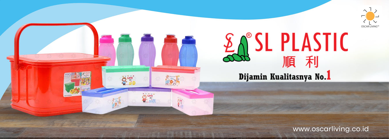 SL Plastik Produk perlengkapan rumah tanggal dari plastik, tempat sampah, keranjang laundry , botol minum , tempat makan