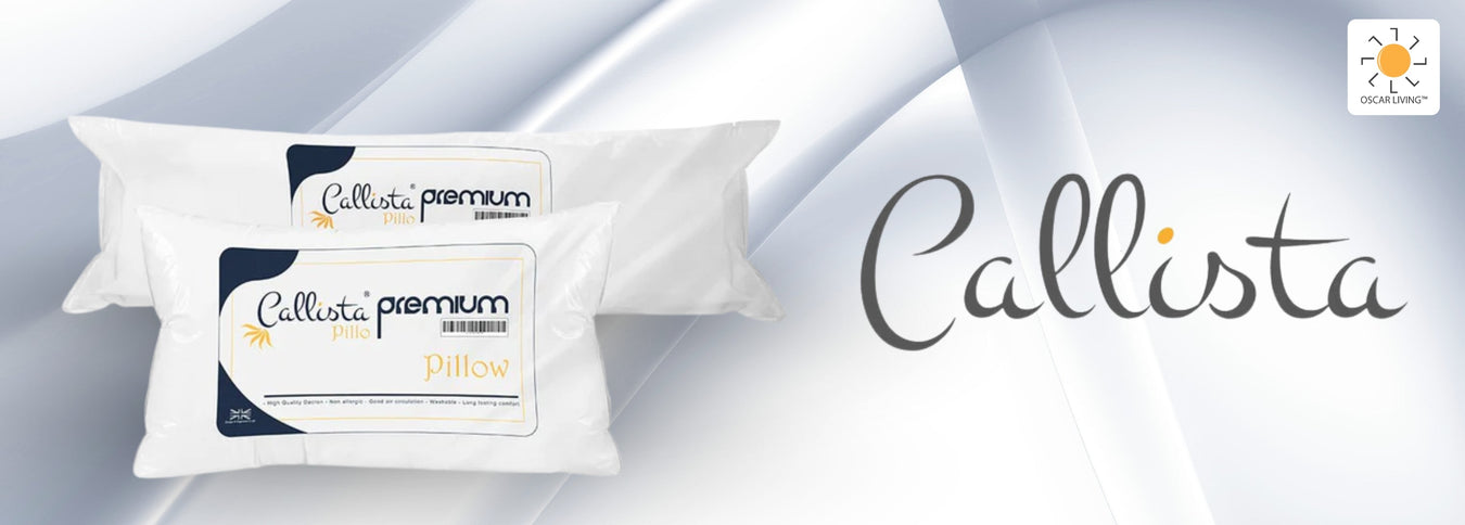 bantal tidur callista premium, lembut , halus, bantal nyaman untuk tidur dan penyangga leher