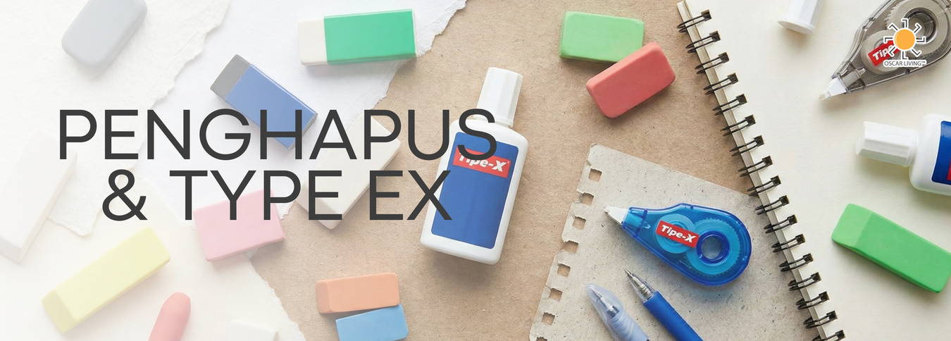 Penghapus dan Type ex - OSCARLIVING