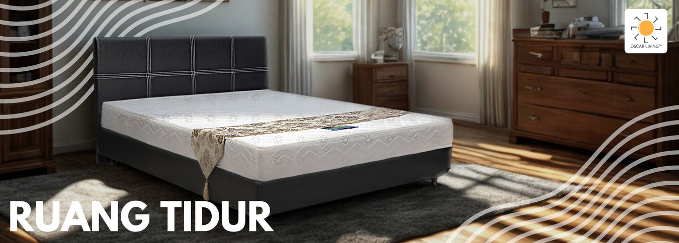 Temukan berbagai koleksi produk ruang tidur, springbed, banta, guling di oscar living