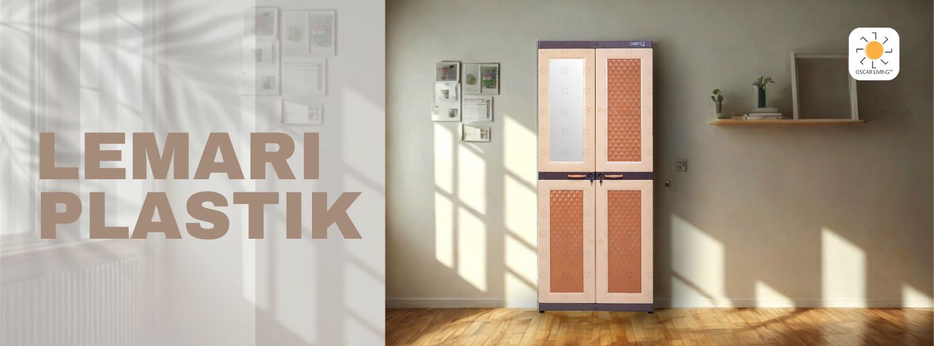Temukan berbagai koleksi lemari plastik dengan berbagai model terkini dan harga menarik di Oscar Living