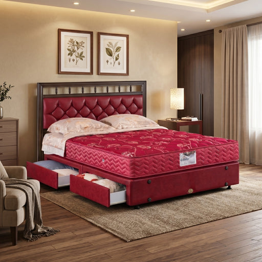 KASUR - SPRINGBED Kasur Springbed Guhdo Drawer HS New Prima HB Medallion | Fullset Oscar GUHDO OSCARLIVING