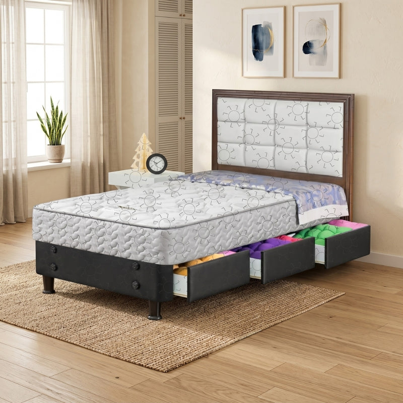 KASUR - SPRINGBED Kasur Springbed Guhdo Drawer BED New Prima | Fullset Metropolis GUHDO OSCARLIVING