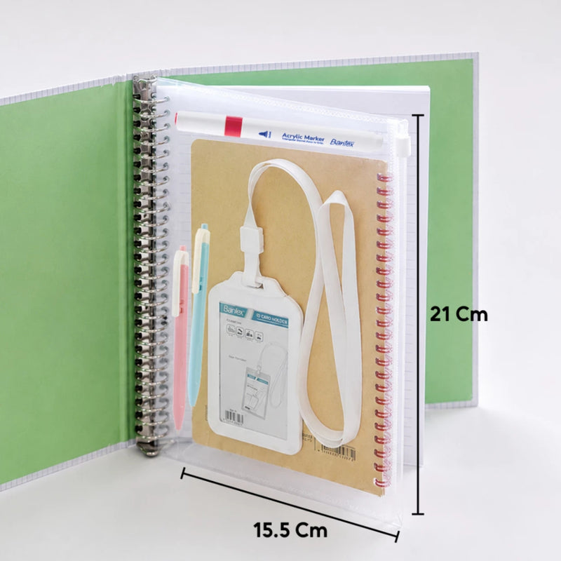 Bantex Multiholes Zip Pocket 8072 A5 | 1 Pcs di Oscar Living dengan harga termurah