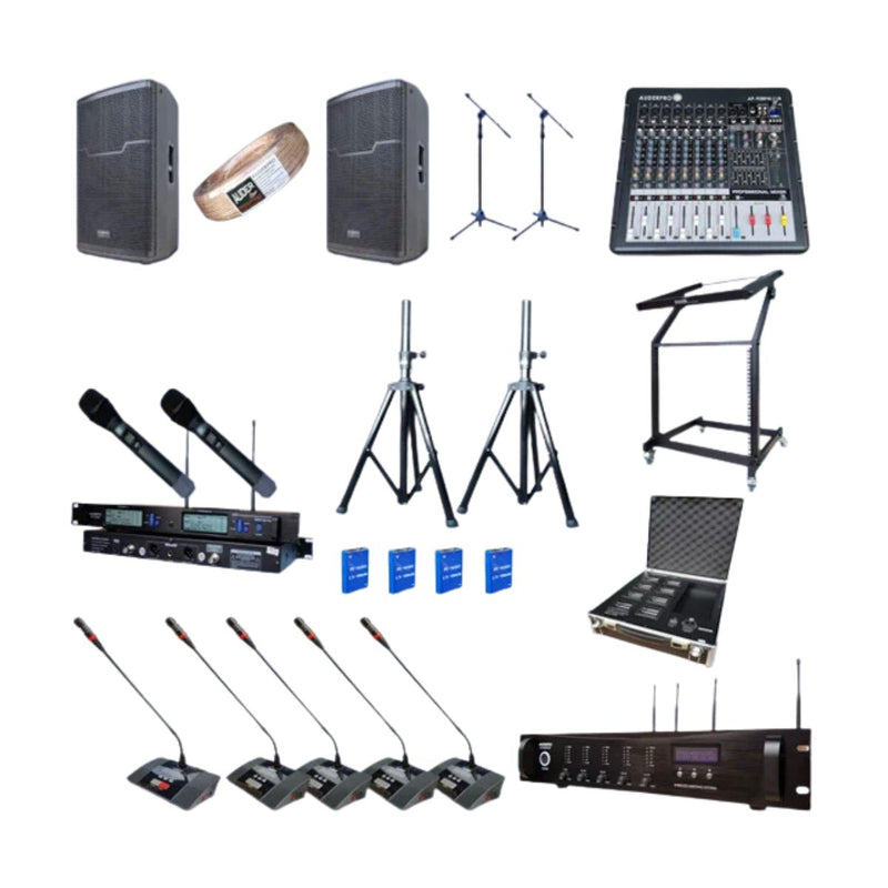 Bundling R8 Conference Wireless AUDERPRO AP-9000R di Oscar Living dengan harga termurah