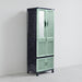 LEMARI PLASTIK - PLASTIC WARDROBE Lemari Plastik Napolly Cabro81 + Kaca | Plastic Wardrobe NAPOLLY OSCARLIVING