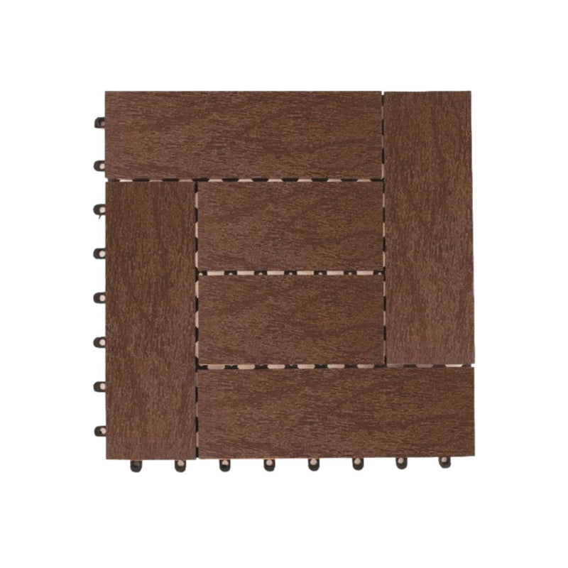 Lantai Outdoor Kayu Asri Decking Tile DIY DL2 di Oscar Living dengan harga termurah