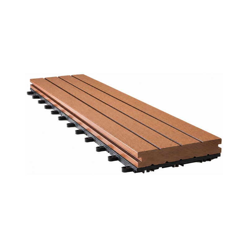Lantai Outdoor Kayu Asri Decking Tile S25C di Oscar Living dengan harga termurah