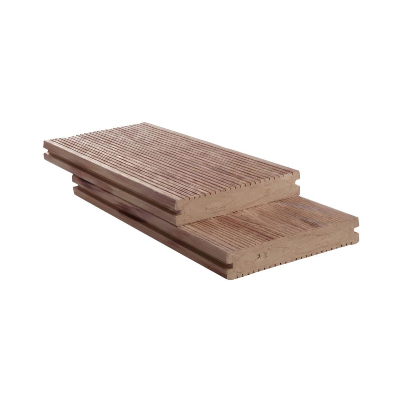 Lantai Outdoor Kayu Asri WPC Rhine Oak White di Oscar Living dengan harga termurah
