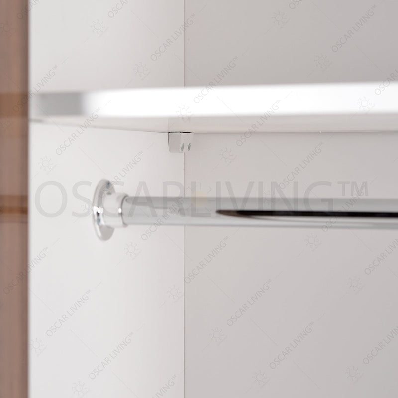LEMARI PAKAIAN - WARDROBE Lemari Pakaian OLIV 2 PT Sliding HPL Gloss | Sliding OLIV OSCARLIVING