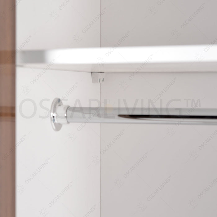 LEMARI PAKAIAN - WARDROBE Lemari Pakaian OLIV 2 PT Sliding HPL Gloss | Sliding OLIV OSCARLIVING