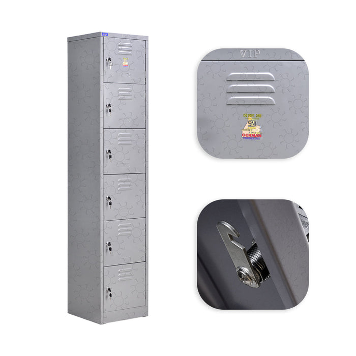 Loker Besi VIP V406 | 6 Pintu