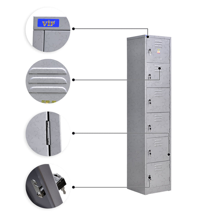 Loker Besi VIP V406 | 6 Pintu