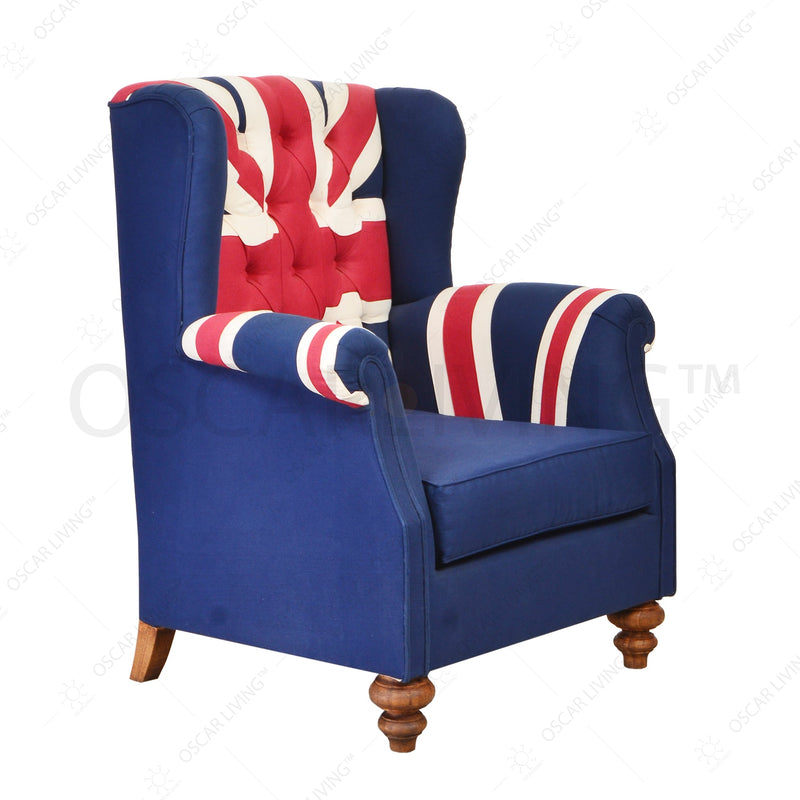 SOFA Sofa OLIV Union Jack 1 Seater | Retro Collection OLIV OSCARLIVING