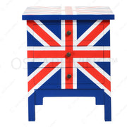 Drawer Cabinet Nakas OLIV Union Jack | Side Table OLIV OSCARLIVING