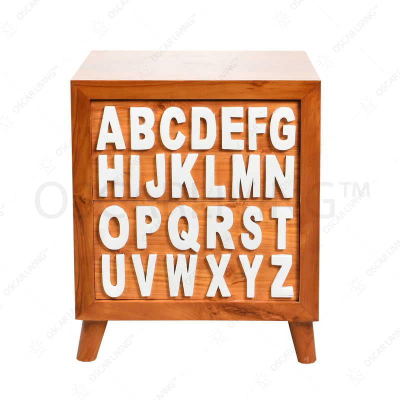 Drawer Cabinet Nakas OLIV Jati ABCD | Side Table OLIV OSCARLIVING