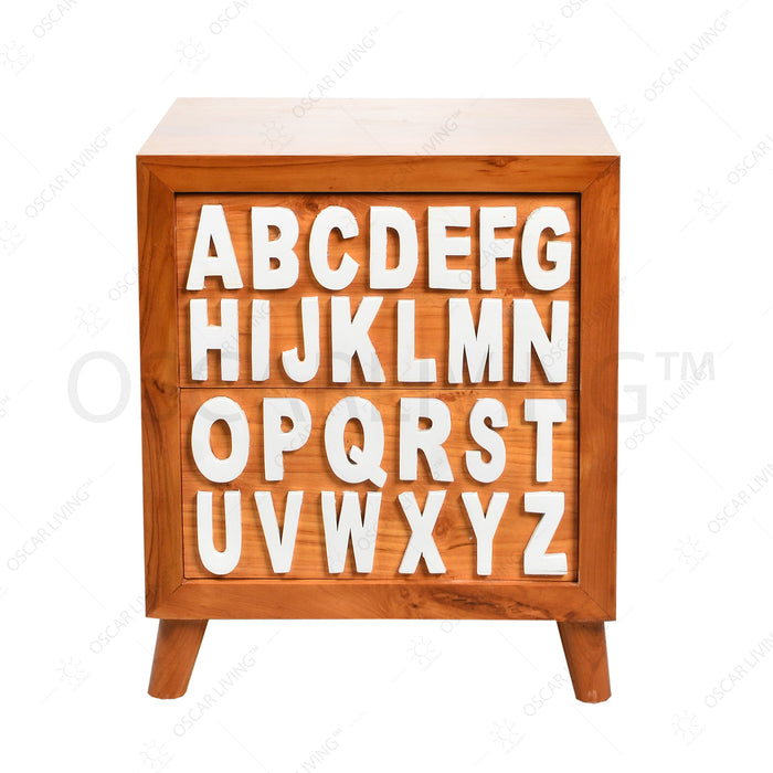 Drawer Cabinet Nakas OLIV Jati ABCD | Side Table OLIV OSCARLIVING