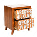 Drawer Cabinet Nakas OLIV Jati ABCD | Side Table OLIV OSCARLIVING