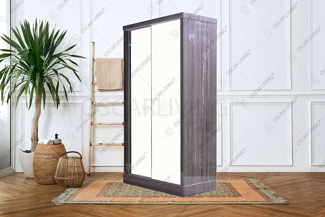 LEMARI PAKAIAN - WARDROBE Lemari Pakaian OLIV 2 PT Sliding HPL Gloss | Sliding OLIV OSCARLIVING