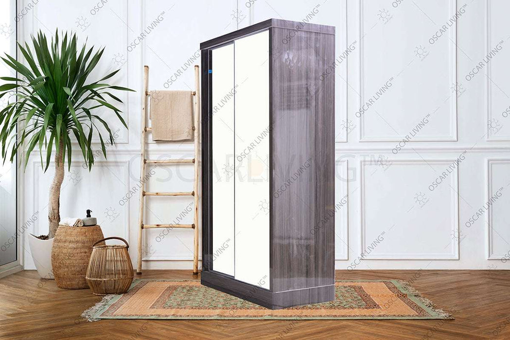 LEMARI PAKAIAN - WARDROBE Lemari Pakaian OLIV 2 PT Sliding HPL Gloss | Sliding OLIV OSCARLIVING