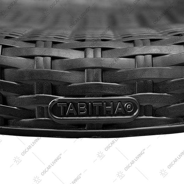 KURSI PLASTIK - PLASTIC CHAIR Kursi Plastik Tabitha KST304 Motif Rotan | Plastic Chair KST 304 TABITHA OSCARLIVING