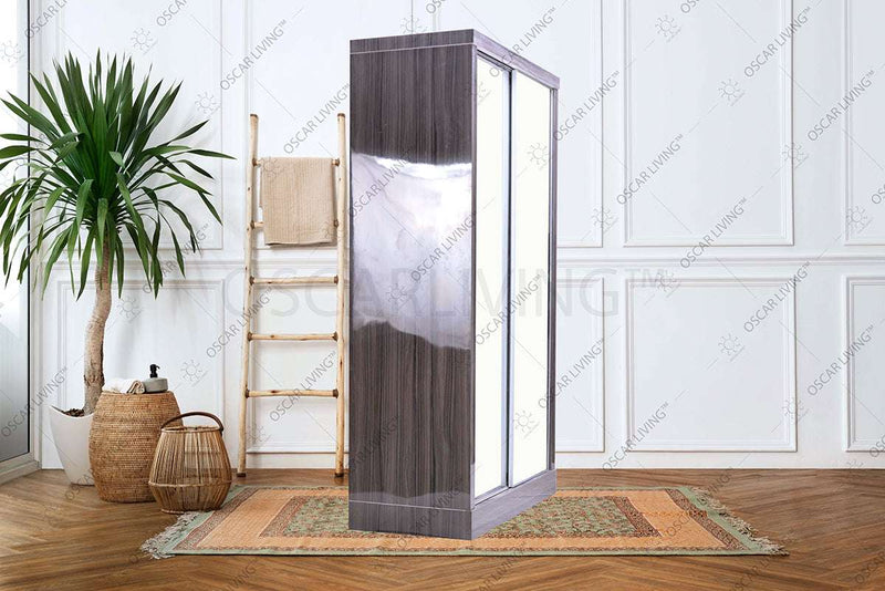 LEMARI PAKAIAN - WARDROBE Lemari Pakaian OLIV 2 PT Sliding HPL Gloss | Sliding OLIV OSCARLIVING