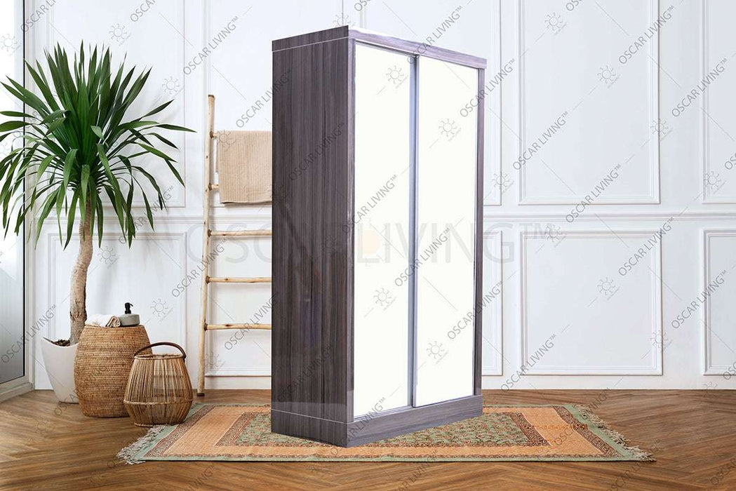 LEMARI PAKAIAN - WARDROBELemari Pakaian OLIV 2 PT Sliding HPL Gloss | Wardrobe SlidingOLIVOSCARLIVING