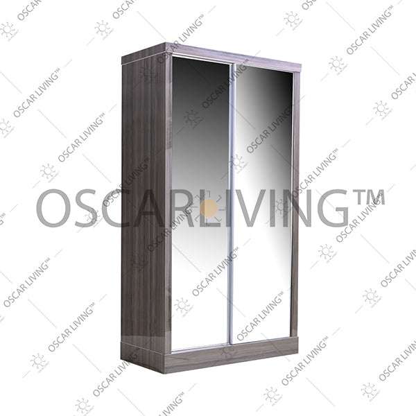 LEMARI PAKAIAN - WARDROBE Lemari Pakaian OLIV 2 PT Sliding HPL Gloss | Sliding OLIV OSCARLIVING