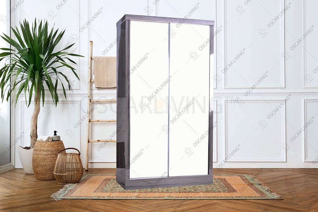LEMARI PAKAIAN - WARDROBE Lemari Pakaian OLIV 2 PT Sliding HPL Gloss | Sliding OLIV OSCARLIVING